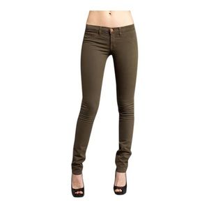 J Brand The Skinny Moriah Olive Jeans